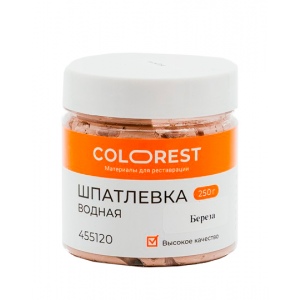 Акриловая водная шпатлевка для дерева COLOREST 0,250кг